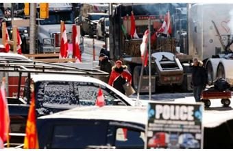 कनाडाः आपातकाल लगने के बाद भी टस से मस नहीं हुए ट्रक ड्राइवर, ट्रूडो के सामने बड़ा संकट