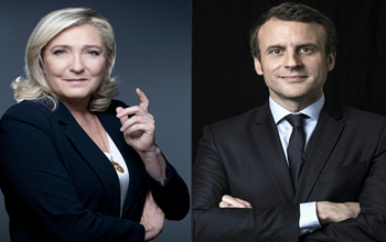 इमैनुएल मैक्रों ने फ्रांस का राष्ट्रपति चुनाव जीता, ली पेन ने दी कांटे की टक्कर...