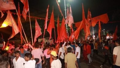जय जय श्रीराम के जयघोष से गुंजा भिलाई, जय हनुमान सेवा समिति ने निकाली भव्य ध्वज रैली