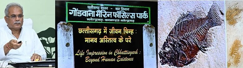 मुख्यमंत्री ने मैरिन फॉसिल्स और केव पेन्टिंग्स पर केन्द्रित लघु वृत्त चित्रों का किया लोकार्पण