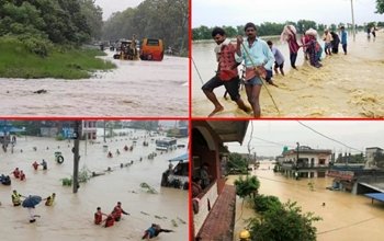 आसमान से आफत की बारिश, असम के बाद अब बिहार बारिश की चपेट में: अब तक 33 लोगो की हो चुकी मौत