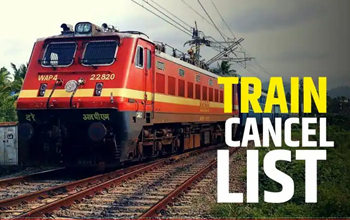 Railway Update : SECR की फिर हुई 10 ट्रेने रद्द, नॉन इंटरलॉकिंग वर्क के चलते रहेंगी प्रभावित...