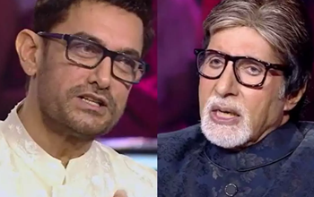 KBC 2022: अमिताभ बच्चन ने आमिर खान को मारा इस बात पर ताना, कौन बनेगा करोड़पति के मंच पर जताई नाराजगी देखे VIDEO...