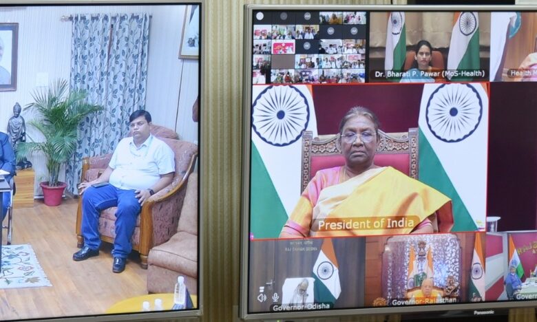 राष्ट्रपति श्रीमती मुर्मु ने टी.बी. मुक्त भारत अभियान का वर्चुअल उद्घाटन किया 1 राष्ट्रपति श्रीमती मुर्मु ने टी.बी. मुक्त भारत अभियान का वर्चुअल उद्घाटन किया