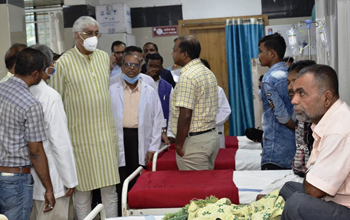 स्वास्थ्य मंत्री टी.एस. सिंहदेव ने महारानी अस्पताल का किया निरीक्षण, व्यवस्थाओं की समीक्षा की...
