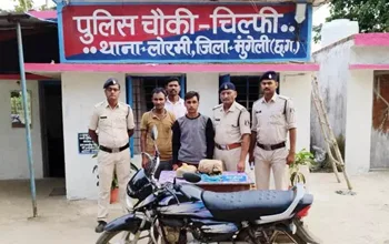 काम्बिंग गश्त पर निकले जवानों ने गांजा तस्कर को पकड़ा...