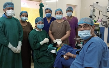 चार दृष्टिबाधित बच्चों की आंखों को मिला उजाला, जिला अस्पताल में कानजेनिटल कैटरेक्ट का हुआ दुर्लभ ऑपरेशन