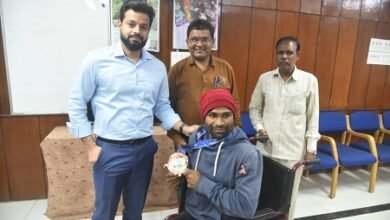 व्हील चेयर बॉडी बिल्डिंग प्रतियोगिता में तीसरा स्थान प्राप्त कर अश्वन कुमार ने जिले का नाम किया रौशन