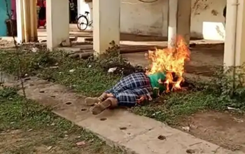 नगर निगम ने घर सील किया, तो गुस्से में महिला ने पेट्रोल डालकर खुद को जलाकर आत्मदाह करने की कोशिश
