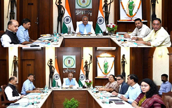 मुख्यमंत्री भूपेश बघेल ने पांच मंत्रियों के विभागों के बजट तैयारियों की समीक्षा की...