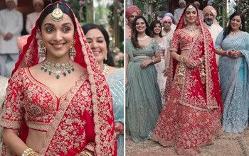 Kiara Advani Dulhan: शादी से पहले की रस्मों में बेहद खूबसूरत लगीं कियारा, गुलाबी ड्रेस में Leak हुई एक्ट्रेस की फोटो!