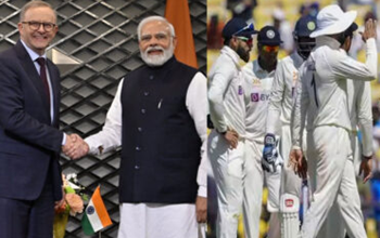 Ind Vs Aus: ऑस्ट्रेलियाई प्रधानमंत्री के साथ अहमदाबाद टेस्ट देखेंगे पीएम मोदी, टीम इंडिया का होगा इम्तिहान...
