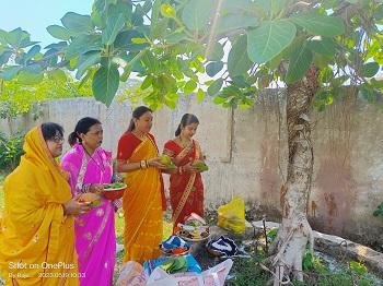 अखंड सौभग्य के लिए महिलाओं ने की वट सावित्री की पूजा, रखा पति की दीर्घायु के लिए वट सावित्री व्रत...