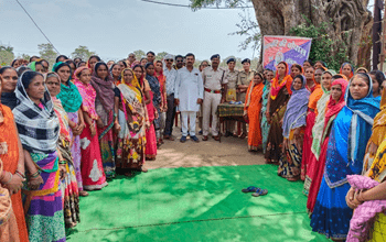 दुर्ग जिले के इस ग्राम पंचायत में खाकी की चौपाल कार्यक्रम का किया गया आयोजन...