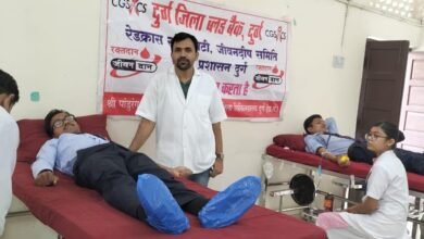 12 अगस्त को रक्तदान शिविर आयोजित किया गया...