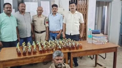 शराब के अवैध कारोबारी के विरूद्ध दुर्ग पुलिस की कार्यवाही