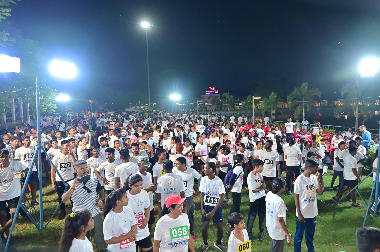 फिट भिलाई मूवमेंट के लिए 5000 लोगो ने लगाई विधायक देवेंद्र संग दौड़...