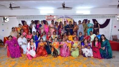 सरयु पारीण ब्राह्मण समाज महिला प्रकोष्ठ द्वारा फूलो की होली पर्व कार्यक्रम किया गया आयोजित....