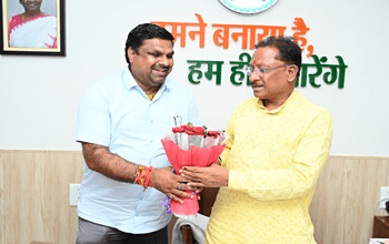विधायक गजेंद्र ने मुख्यमंत्री विष्णुदेव को बताया दुर्ग लोस में भाजपा की जीत सुनिश्चित...