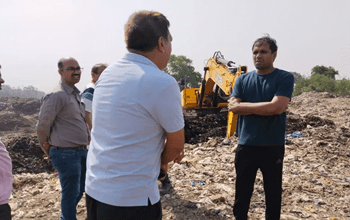 निगम आयुक्त अबिनाश मिश्रा ने रायपुर शहर में निर्माणाधीन कार्यों का किया निरीक्षण...