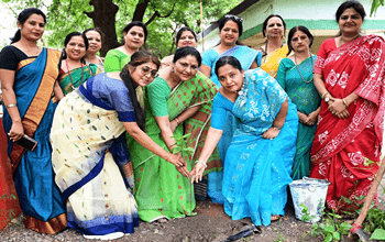 विश्व पर्यावरण दिवस पर भिलाई महिला समाज ने किया वृक्षारोपण...