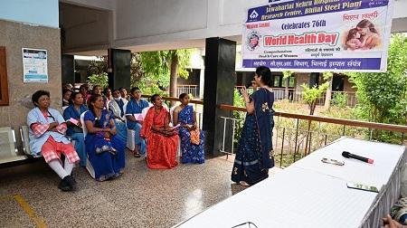 भिलाई इस्पात कल्याण चिकित्सालय में ‘मिशन लक्ष्मी’ के तहत 28 महिलाओं का हुआ स्वास्थ्य परीक्षण...