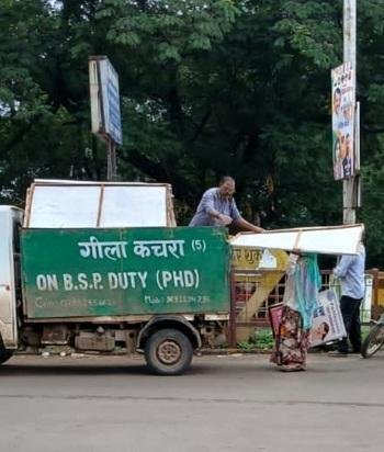 बीएसपी द्वारा अवैध कब्जाधारियों, बैनर पोस्टर हटाने तथा डेंगू हेतु निरंतर प्रयास जारी...