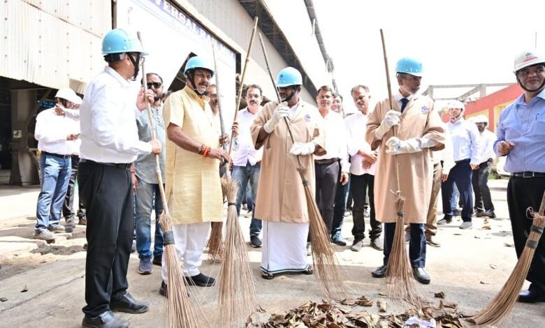 इस्पात मंत्रालय ने भिलाई इस्पात संयंत्र से किया “स्वच्छता ही सेवा” अभियान का शुभारंभ....