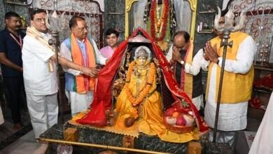 मुख्यमंत्री श्री साय ने चण्डी मंदिर में पूजा अर्चना की...