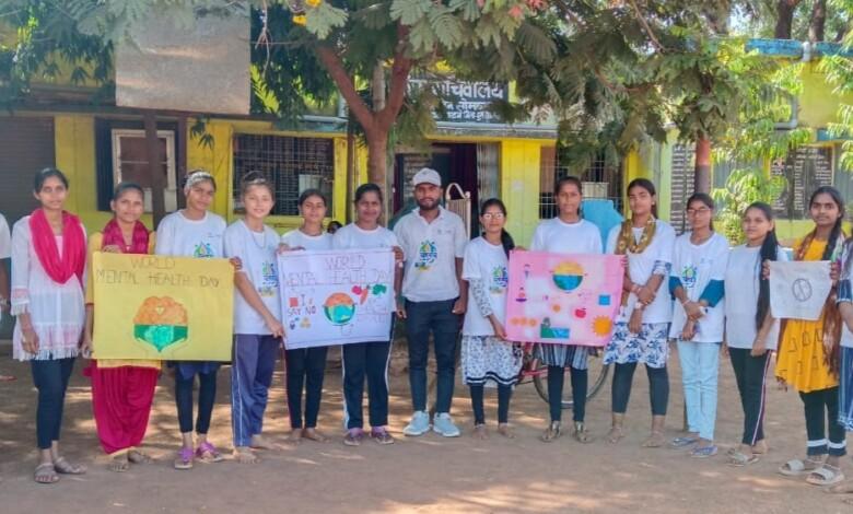 युवोदय स्वयंसेवकों द्वारा विश्व मानसिक स्वास्थ्य दिवस के अवसर पर जागरूकता अभियान का आयोजन...