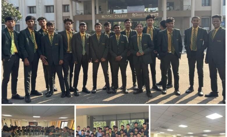 प्रयास विद्यालय के विद्यार्थियों ने एम्स रायपुर का किया भ्रमण...