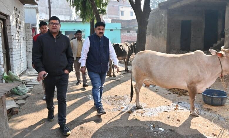 निगम भिलाई क्षेत्र में संचालित आश्रय स्थलों का निरीक्षण किए-आयुक्त