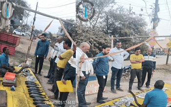 खुले में अवैध रूप से मांस मटन विक्रय करने वालो पर निगम की कर रही है कार्यवाही...