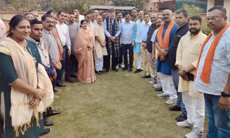 नवनिर्वाचित भाजपा जिला अध्यक्ष सुरेंद्र कौशिक ने वरिष्ठ नेताओं से की भेंट...