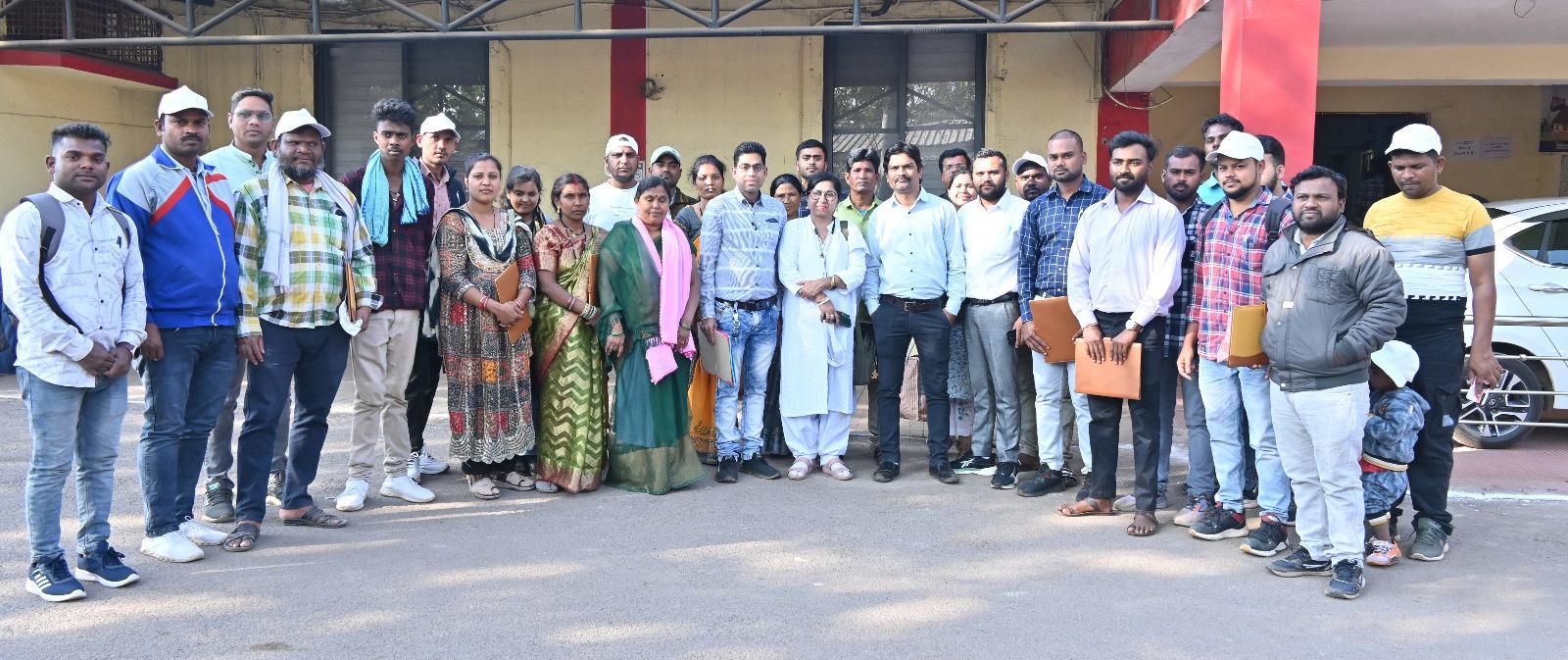 22 कर्मचारियो को अनुकंपा नियुक्ति की सौगात मिली निगम भिलाई को...