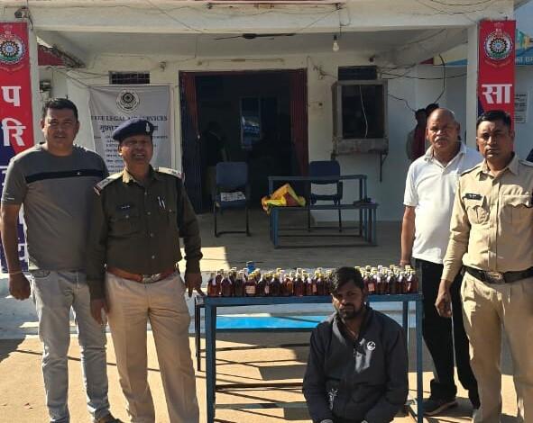 अवैध शराब बेचने वाले आरोपी को किया गया गिरफ्तार... 1 अवैध शराब बेचने वाले आरोपी को किया गया गिरफ्तार...