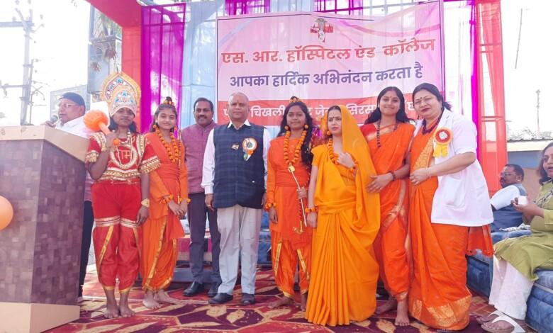 एसआर हॉस्पिटल एण्ड कॉलेज में हर्षोल्लास से मनाया गया देश का गणतंत्र दिवस...