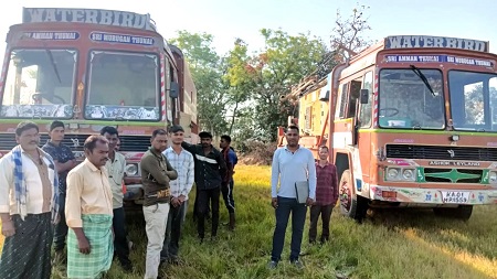 बसना तहसील के आमापाली गांव में अवैध बोर खुदाई, दो बोरवेल वाहन जब्त....