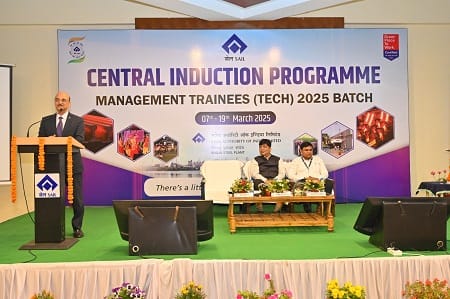 सेल के प्रबंधन प्रशिक्षुओं के सेंट्रल इंडक्शन का भिलाई में उद्घाटन.....