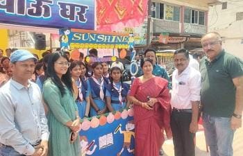 स्टेशन रोड राहगीरों की प्यास बुझाने के लिए महापौर अलका बाघमार ने किया प्याऊ घर का उद्घाटन...