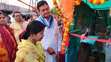 महापौर श्रीमती अलका बाघनार ने बस स्टैंड में प्याऊ घर का किया शुभांरभ...