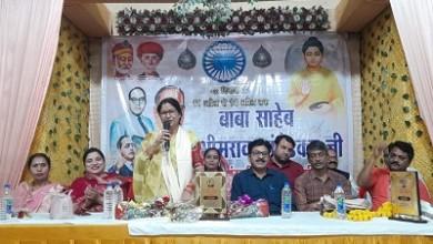 डॉ.भीमराव अंबेडकर जयंती समारोह आयोजन 11 से 14 अप्रैल, मुख्य अथिति मेयर अलका बाघमार हुई शामिल...