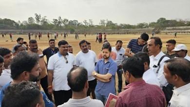 रविशंकर स्टेडियम को विकसित करने बीसीसीआई अब मैदान में, विधायक ने कलेक्टर और प्रशासनिक अधिकारीयों के साथ स्थल निरिक्षण...