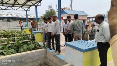 कलेक्टर अभिजीत सिंह ने ग्राम पतोरा में एफ.एस.टी.पी. और प्लास्टिक वेस्ट मैनेजमेंट यूनिट का निरीक्षण कर कार्यों को सराहा...