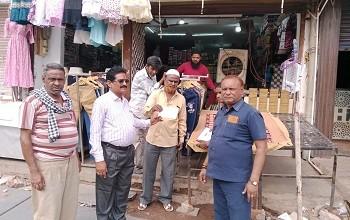 सुपेला संडे बाजार सड़क के ऊपर व्यापार करने वालों पर निगम ने फिर की कार्रवाई...