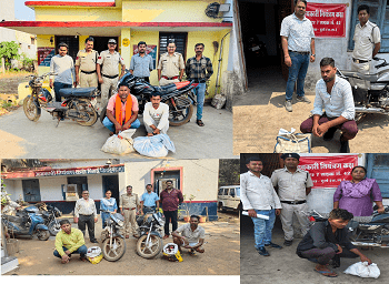 आबकारी विभाग की बड़ी कार्रवाई: दुर्ग जिले में तीन दिन में 7 प्रकरण दर्ज, 7 आरोपी गिरफ्तार, 6 वाहन जब्त... 1 आबकारी विभाग की बड़ी कार्रवाई: दुर्ग जिले में तीन दिन में 7 प्रकरण दर्ज, 7 आरोपी गिरफ्तार, 6 वाहन जब्त...