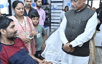 मुख्यमंत्री विष्णु देव साय ने न्यूरो स्पाइन रिहैबिलिटेशन सेंटर का किया शुभारंभ...
