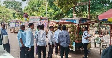 यातायात व्यवस्था सुधारने अवैध ठेले वालों पर की गई कार्यवाही....