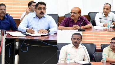 कलेक्टर ने ली शालाओं और शिक्षकों के युक्तियुक्तकरण प्रक्रिया के संबंध में बैठक...
