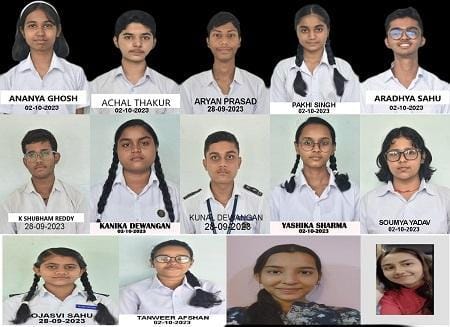 सीबीएसई बारहवीं परिणाम घोषित : भिलाई इस्पात संयंत्र द्वारा संचालित स्कूलों के छात्रों का शानदार प्रदर्शन...